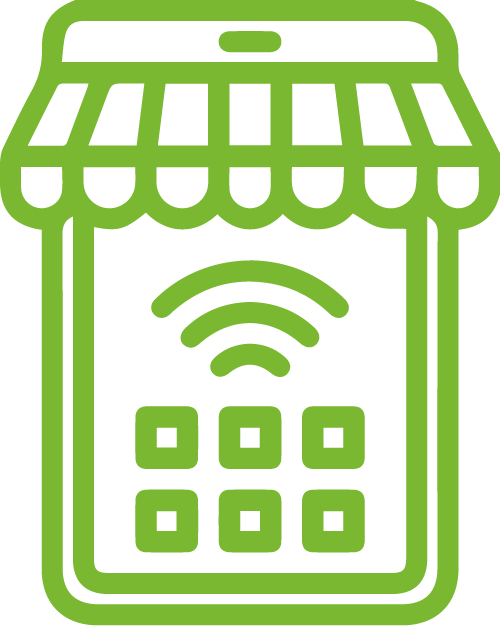 Virtual Webstore Icon Green